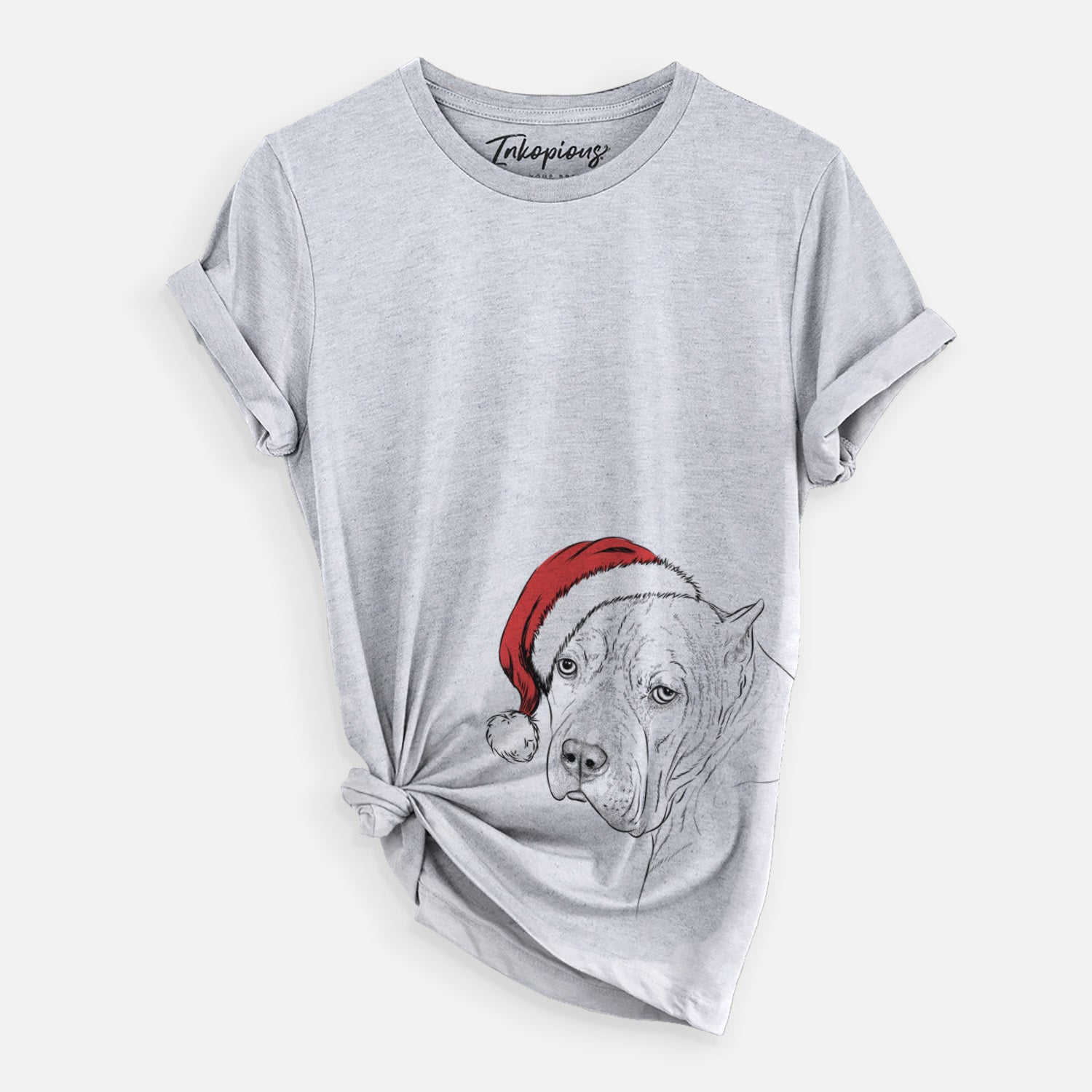 Santa Precious the Staffordshire Terrier - Unisex Crewneck