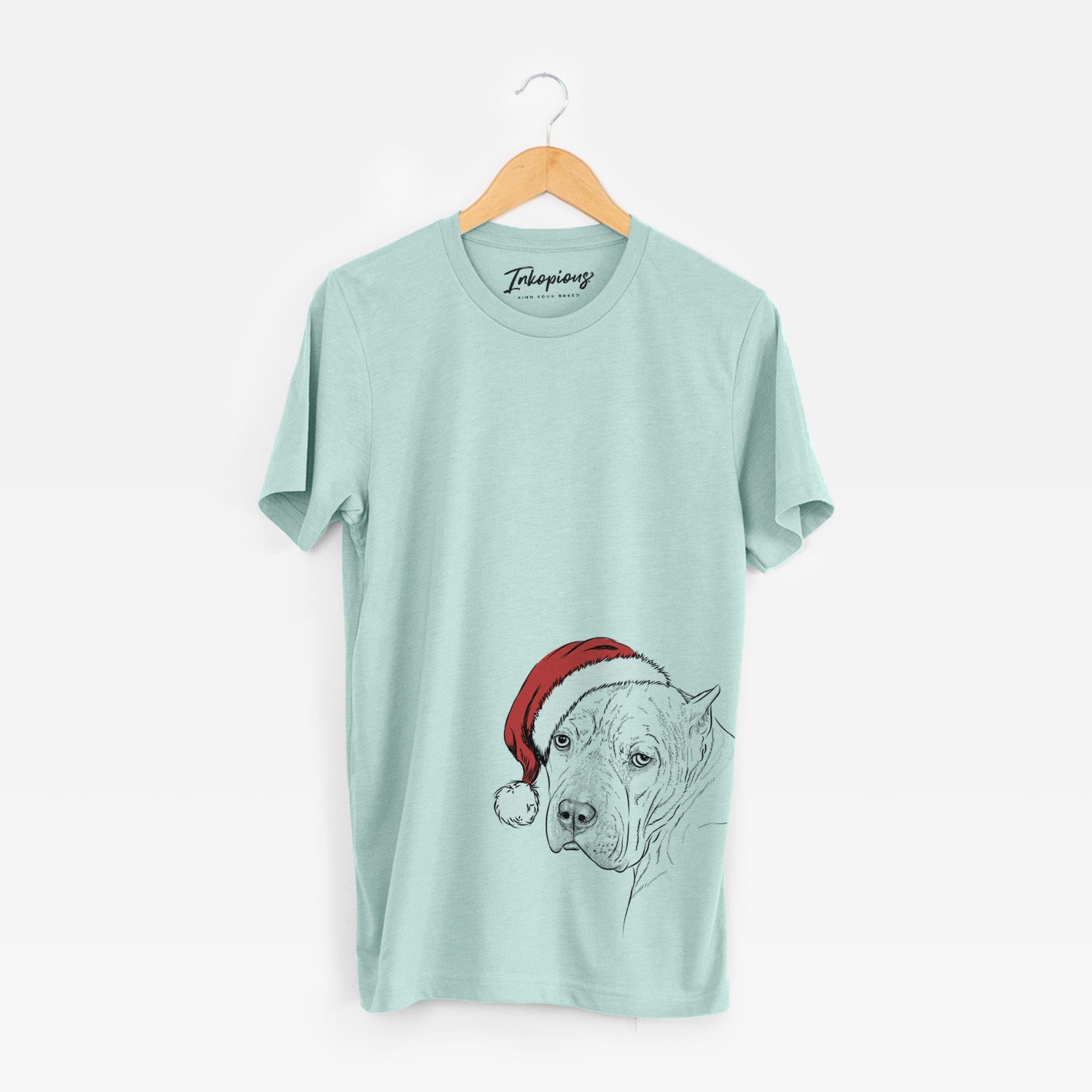 Santa Precious the Staffordshire Terrier - Unisex Crewneck