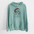 Santa Hat Preston the Powderpuff Chinese Crested - Unisex Pigment Dyed Hoodie