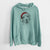 Santa Hat Preston the Labradoodle - Unisex Pigment Dyed Hoodie