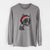 Santa Ralphie the Boston Terrier - Men's Heavyweight 100% Cotton Long Sleeve