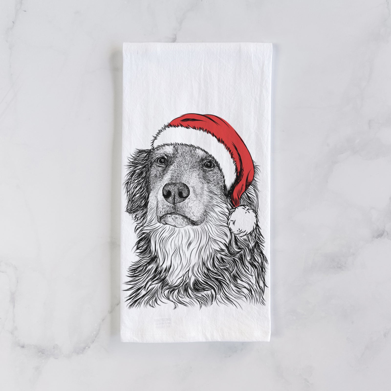 Ranger the Mixed Breed Tea Towel