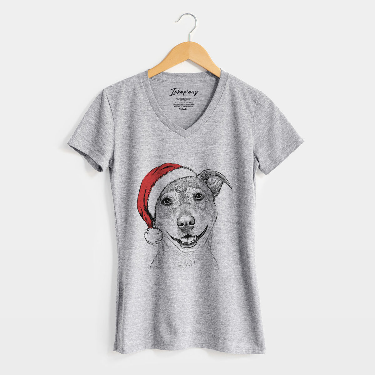 Santa Reese the Mountain Cur - Women's Perfect V-neck Shirt