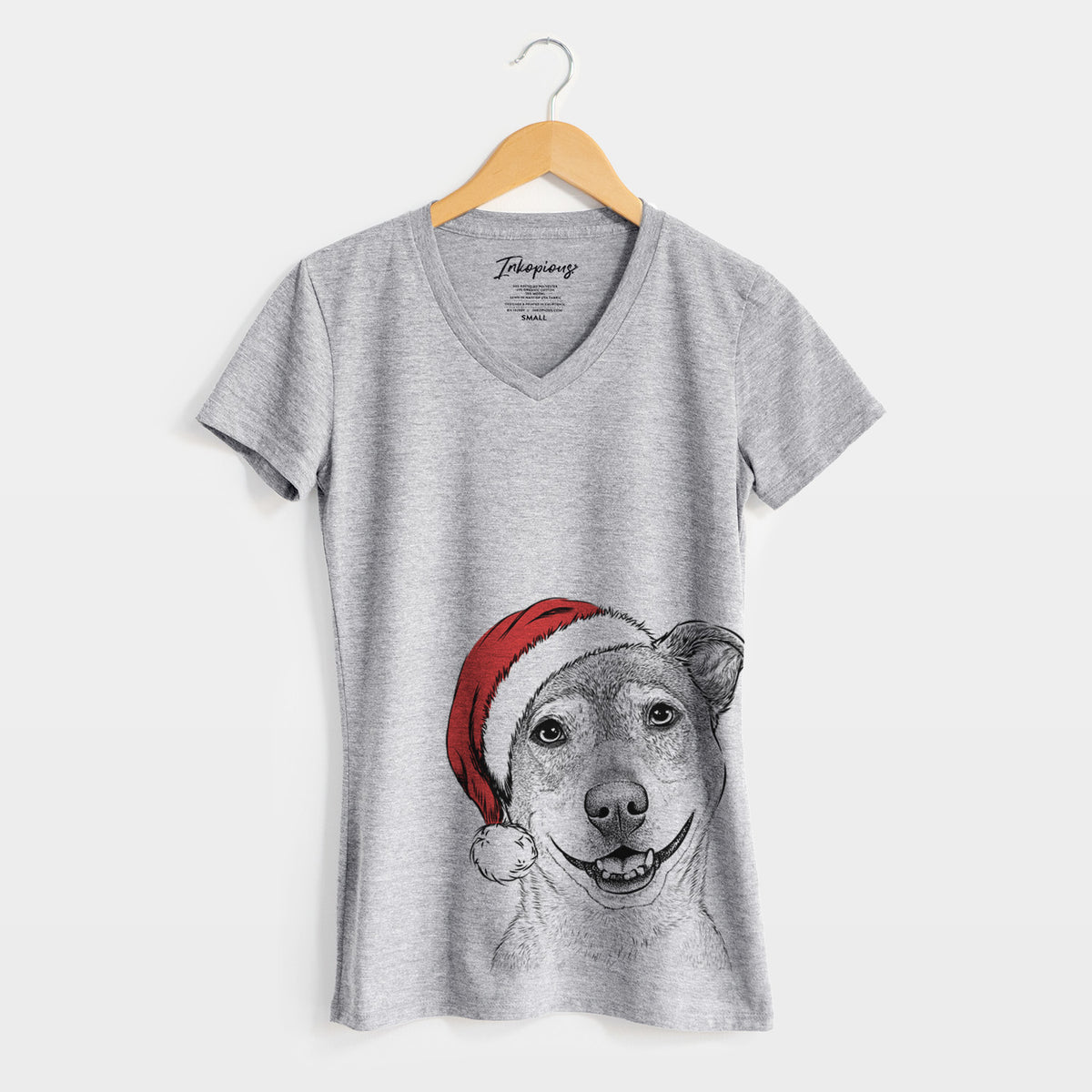 Santa Reese the Mountain Cur - Women's Perfect V-neck Shirt