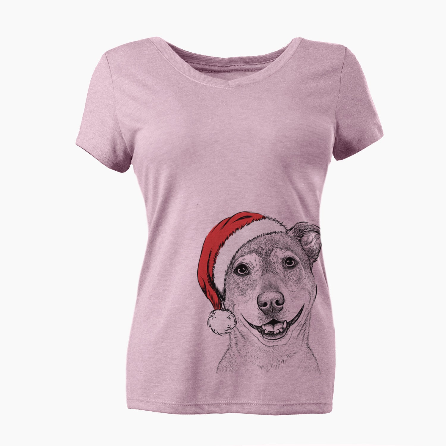 Santa Reese the Mountain Cur - Women's Perfect V-neck Shirt