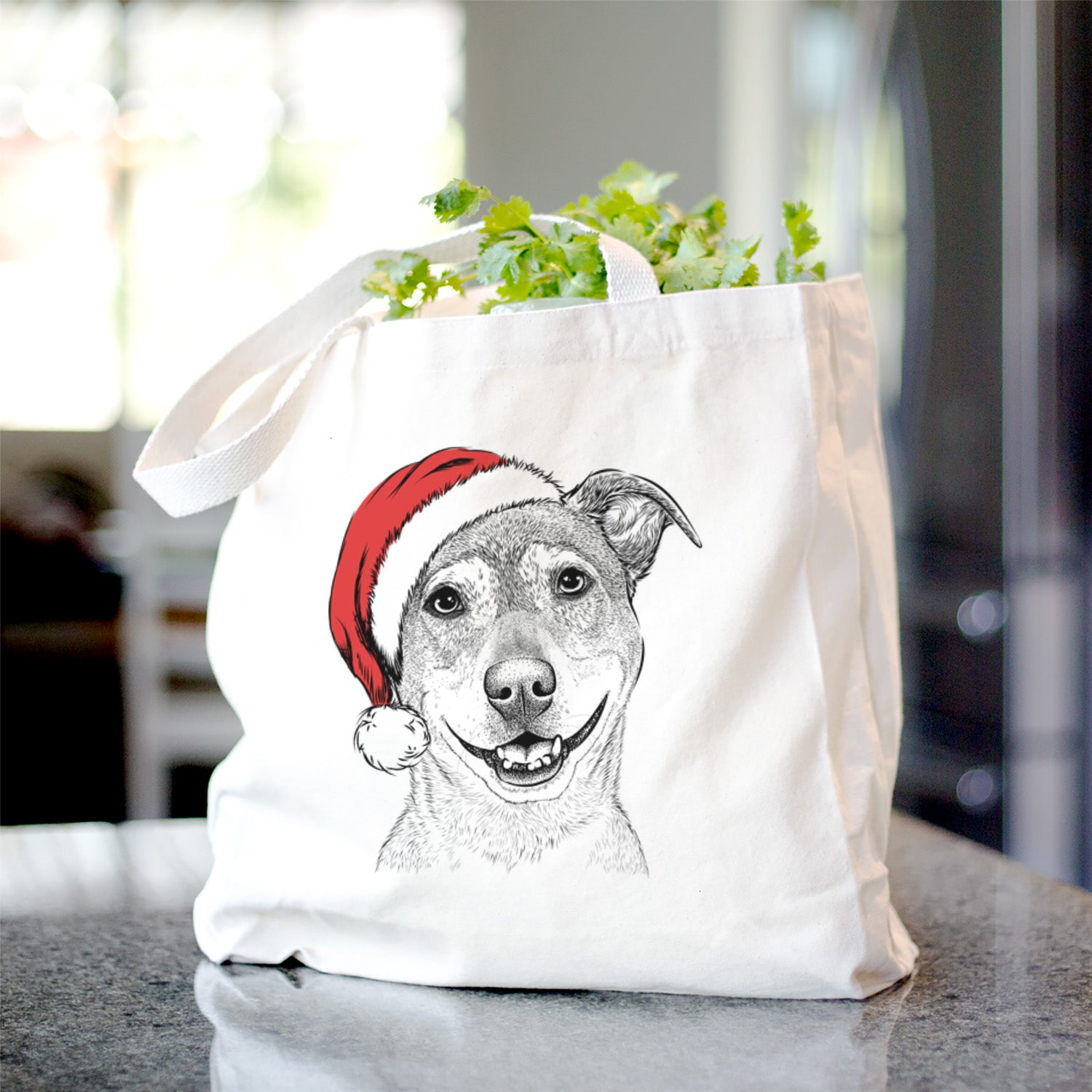 Reese the Mountain Cur - Tote Bag