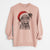 Santa Reeses the Pitbull - Unisex Pigment Dyed Crew Sweatshirt