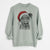 Santa Reeses the Pitbull - Unisex Pigment Dyed Crew Sweatshirt