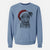 Santa Reeses the Pitbull - Unisex Pigment Dyed Crew Sweatshirt