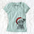 Santa Reeses the Pitbull - Women's Perfect V-neck Shirt