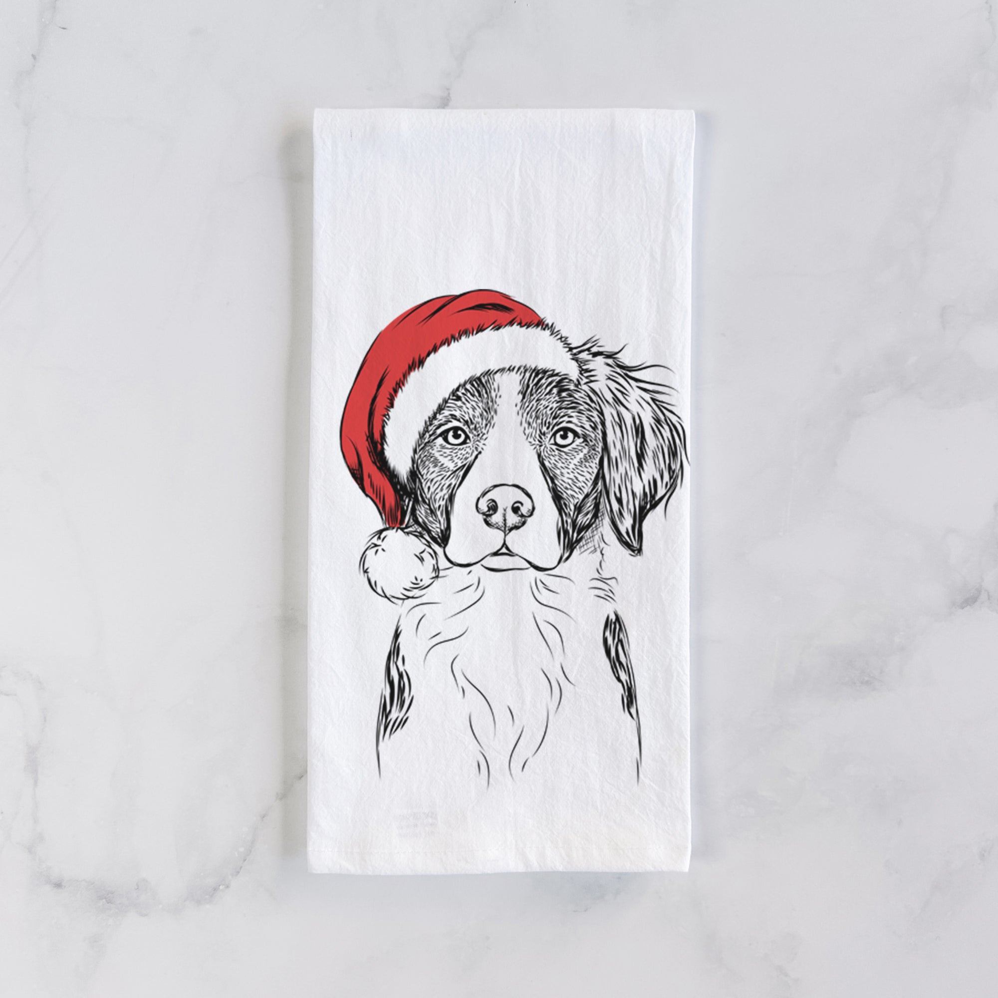 Remi the Brittany Tea Towel