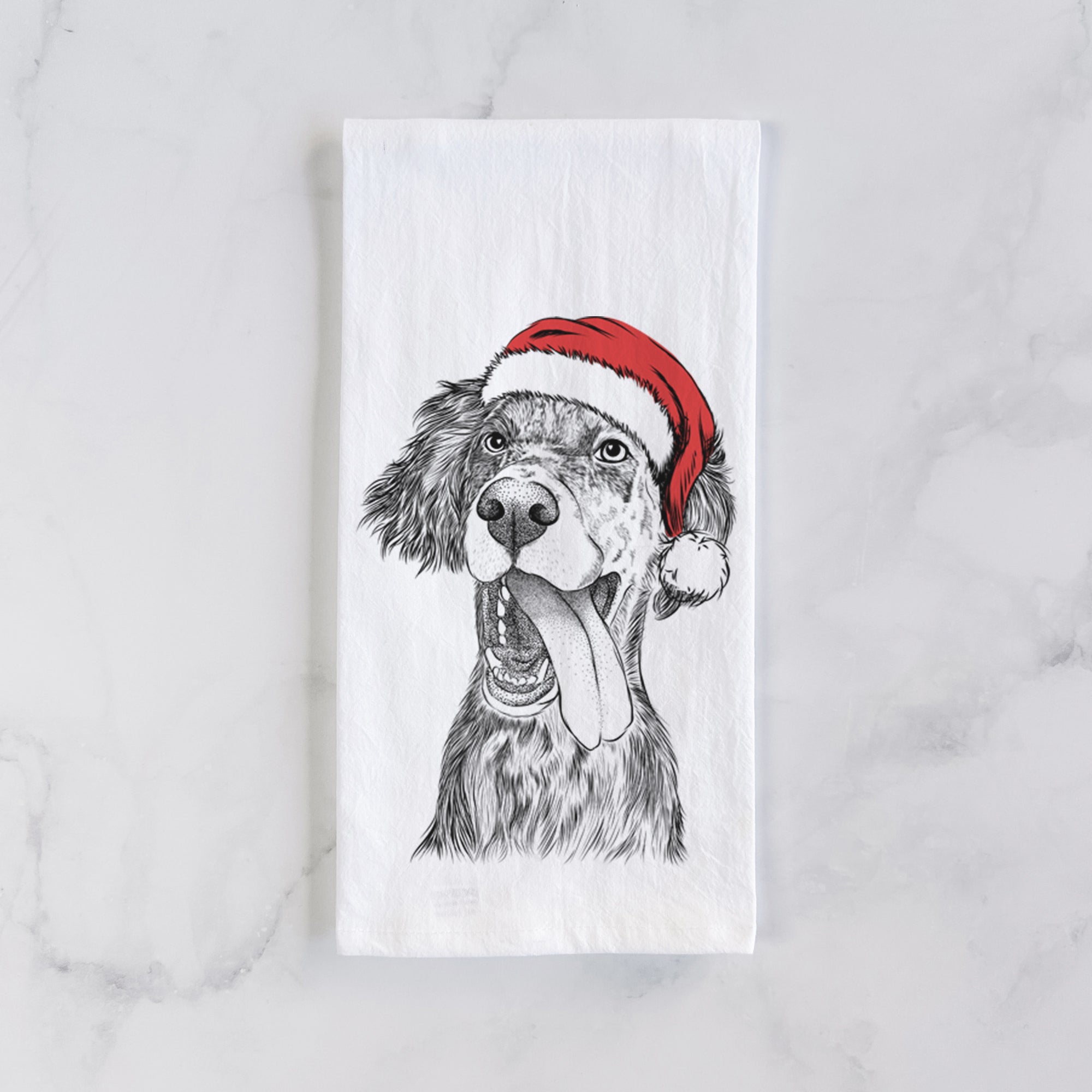 Renly the English Setter Tea Towel