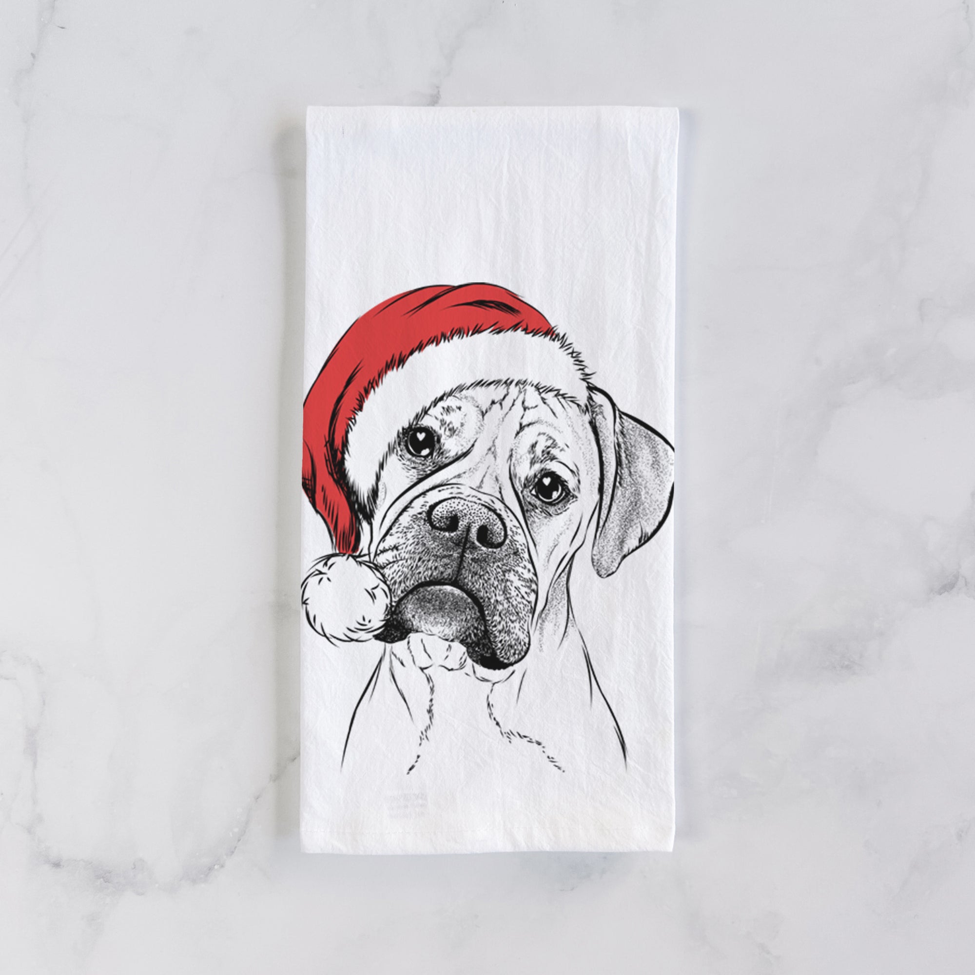 Reuby the Boxer Tea Towel