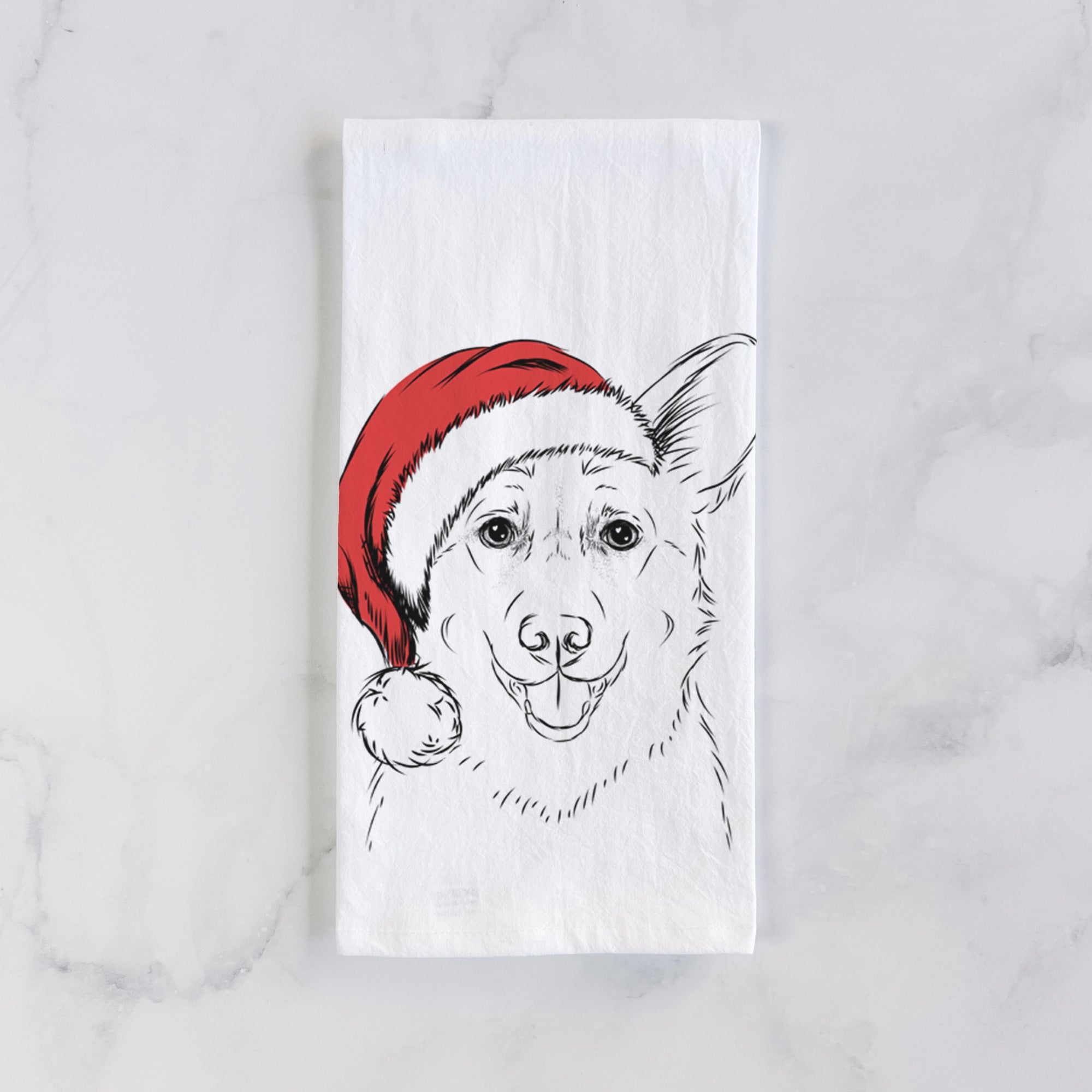 Ricco the Corgi Tea Towel