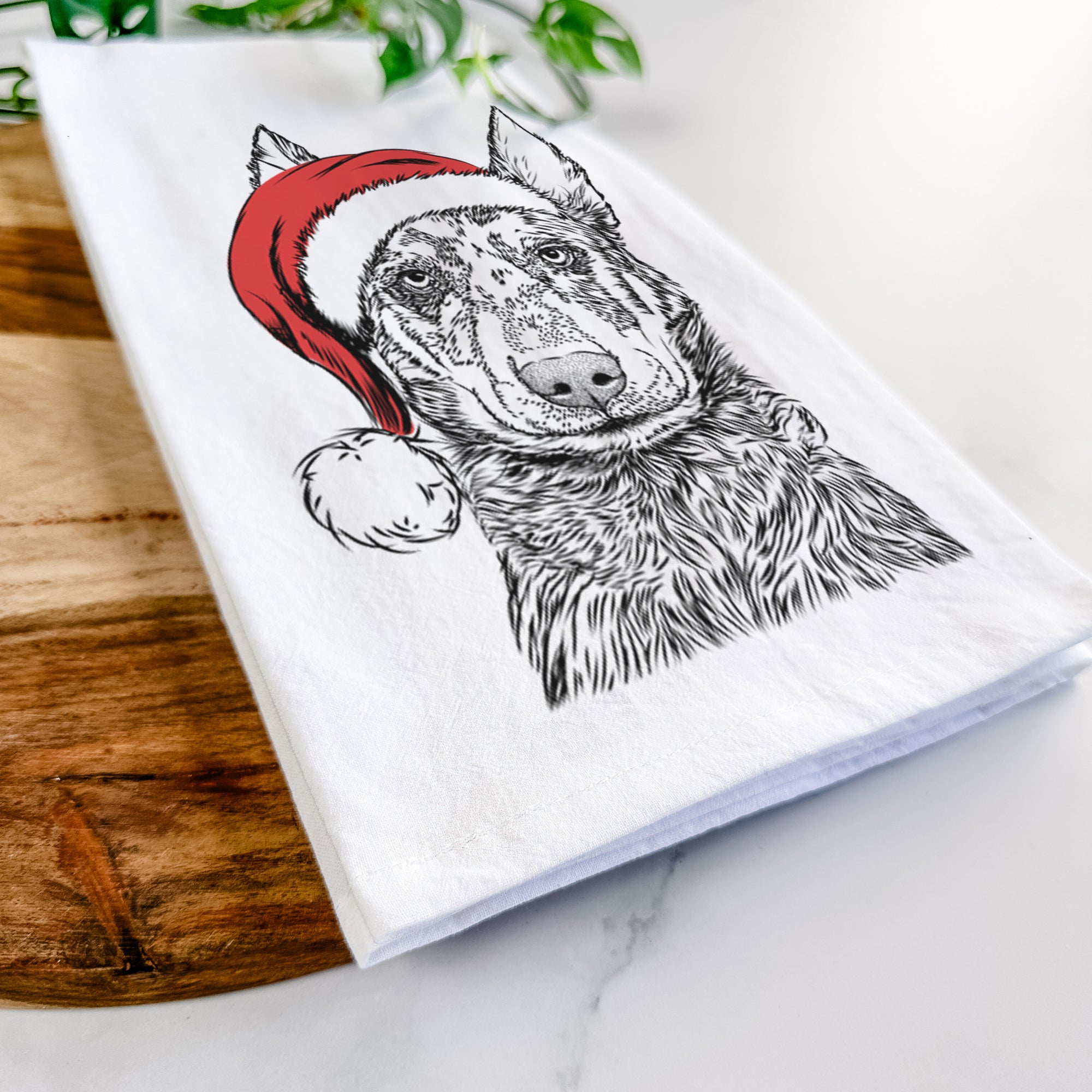 Riggs the Beauceron Tea Towel