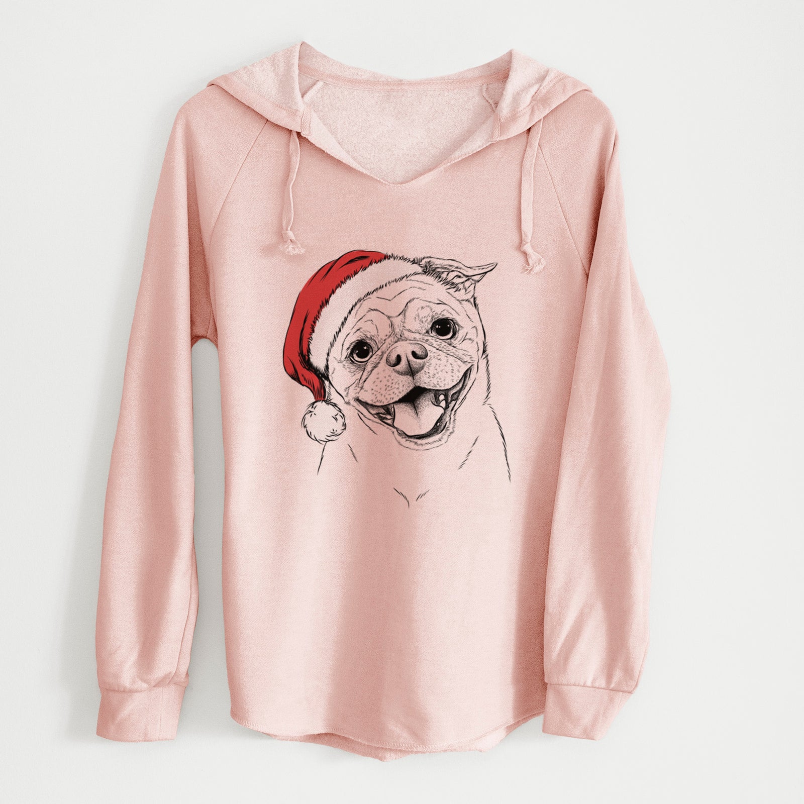 Santa Riley the Chug - Cali Wave Hooded Sweatshirt