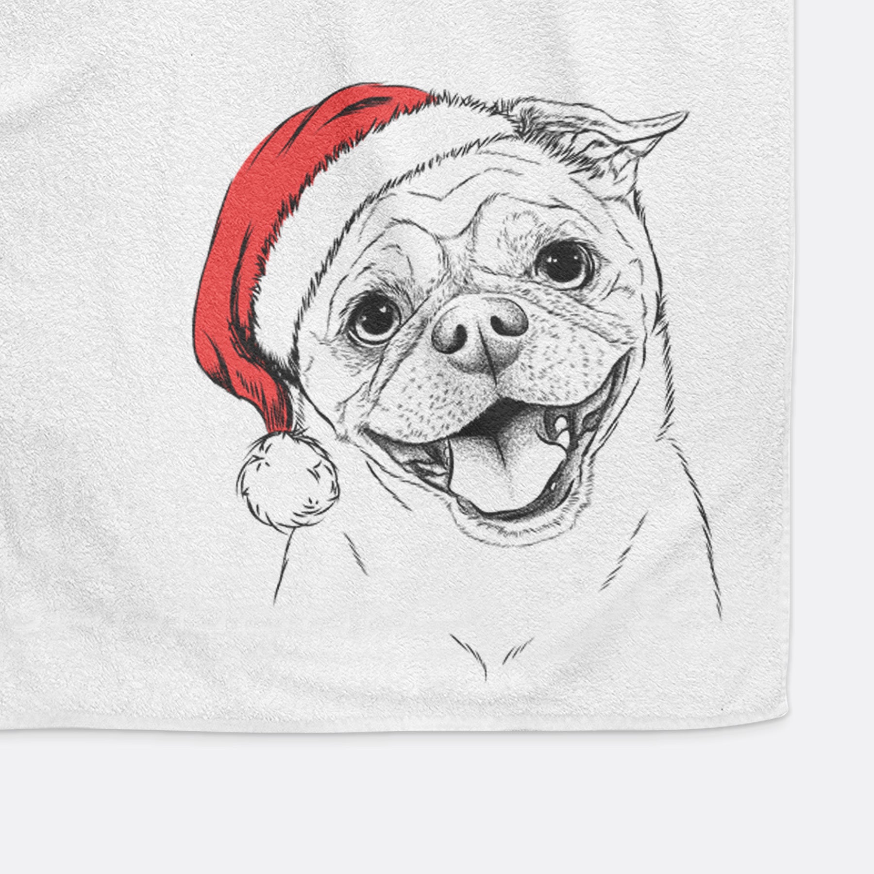 Riley the Chug Decorative Hand Towel