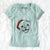 Santa Riley the Chug - Women's Perfect V-neck Shirt