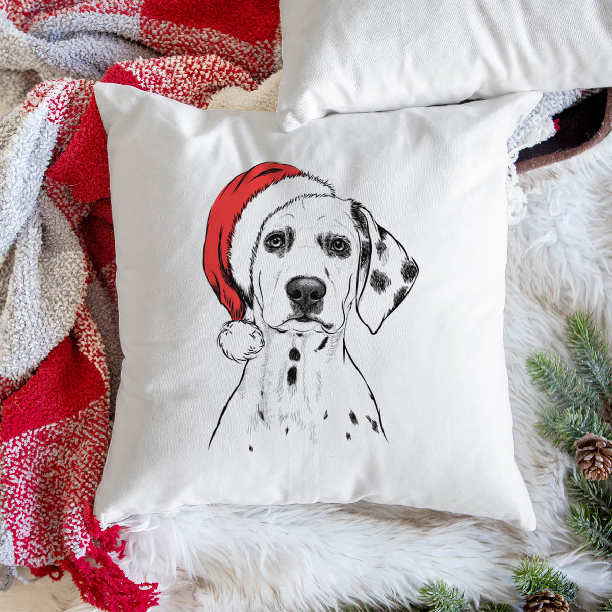 Riot the Dalmatian - Throw Pillow Cover