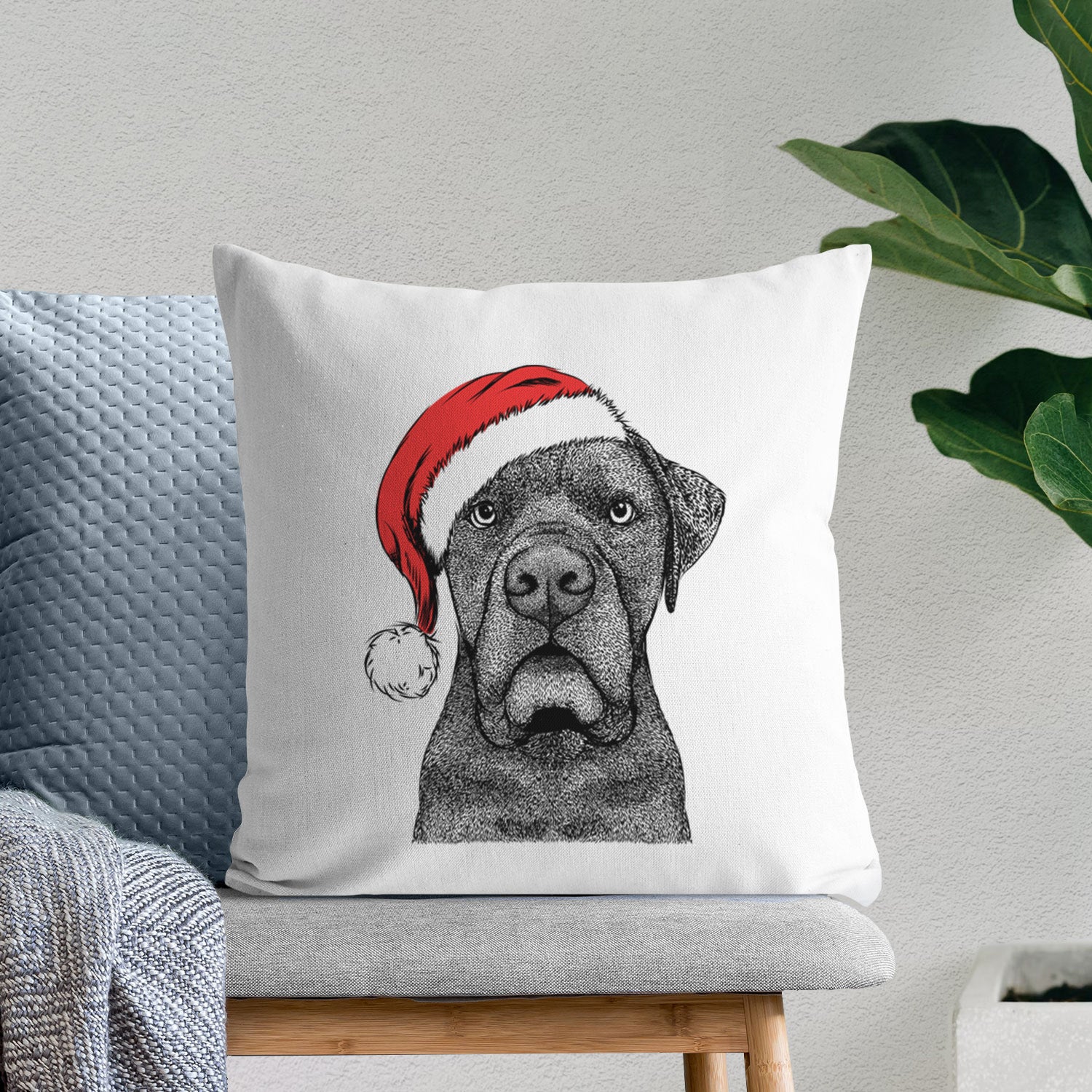 Rocco the Cane Corso - Throw Pillow Cover