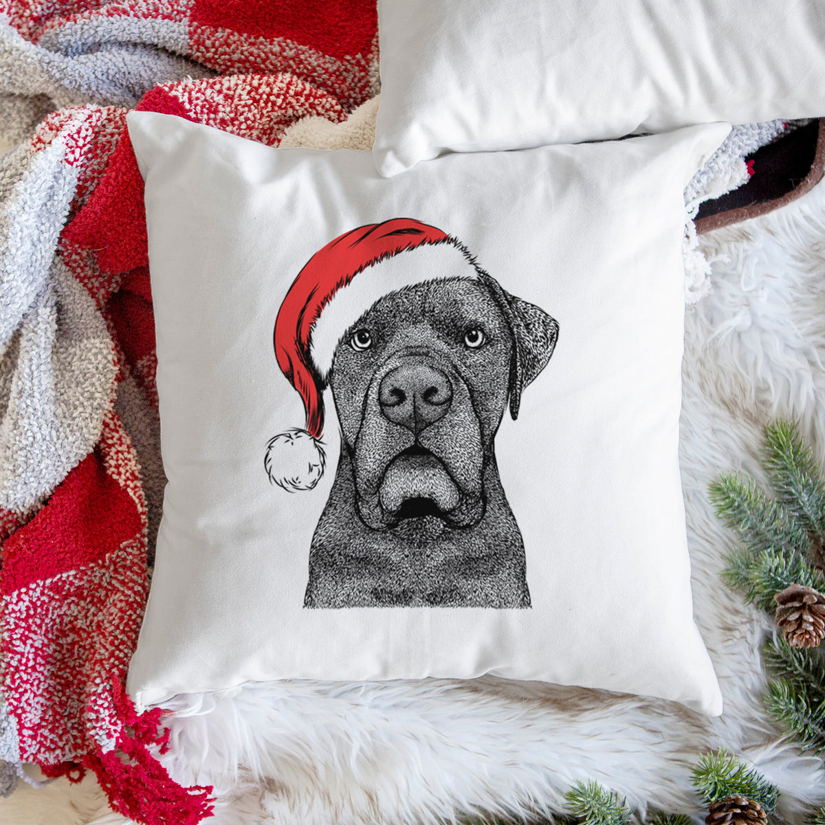 Rocco the Cane Corso - Throw Pillow Cover