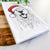 Roger the Golden Retriever Tea Towel