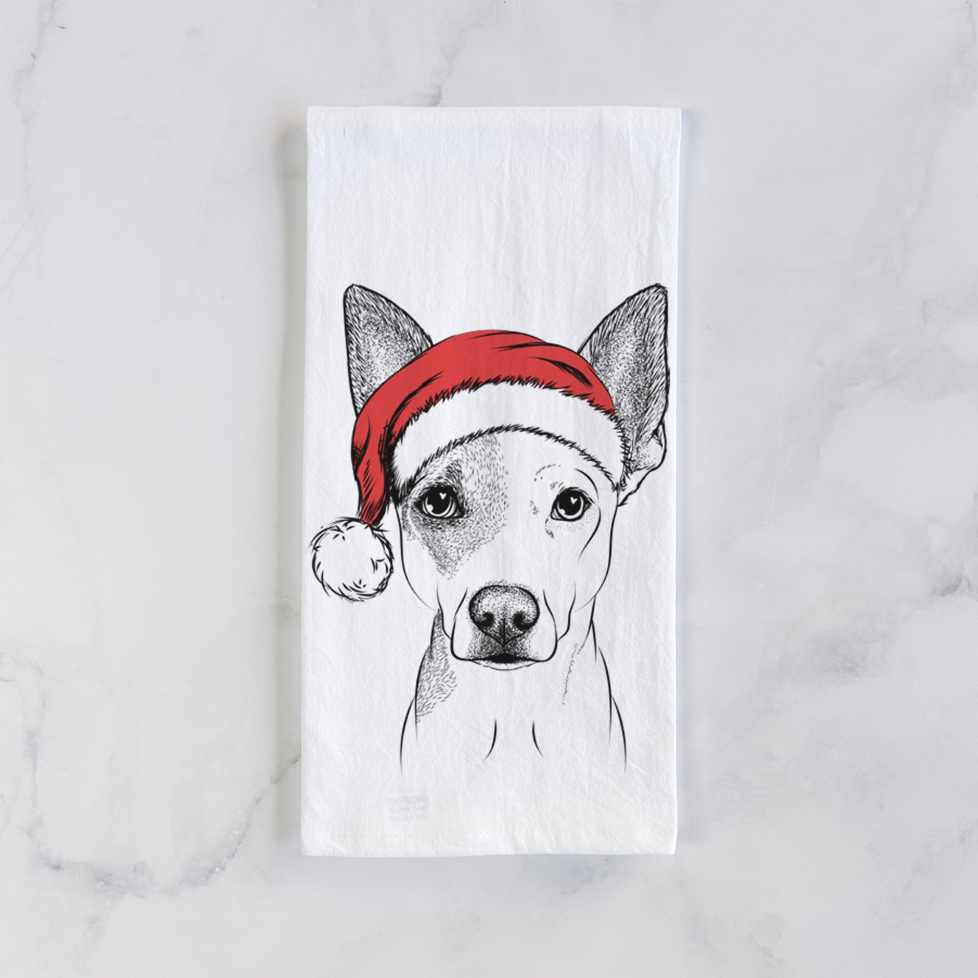 Roo the Mixed Breed Tea Towel