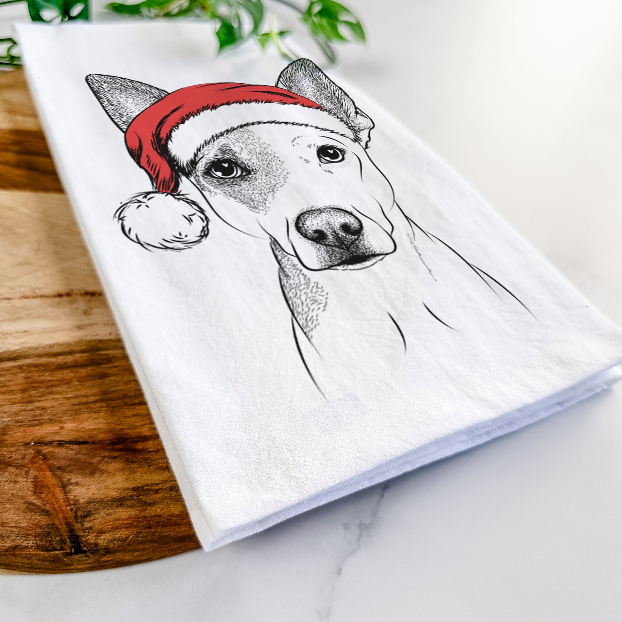 Roo the Mixed Breed Tea Towel