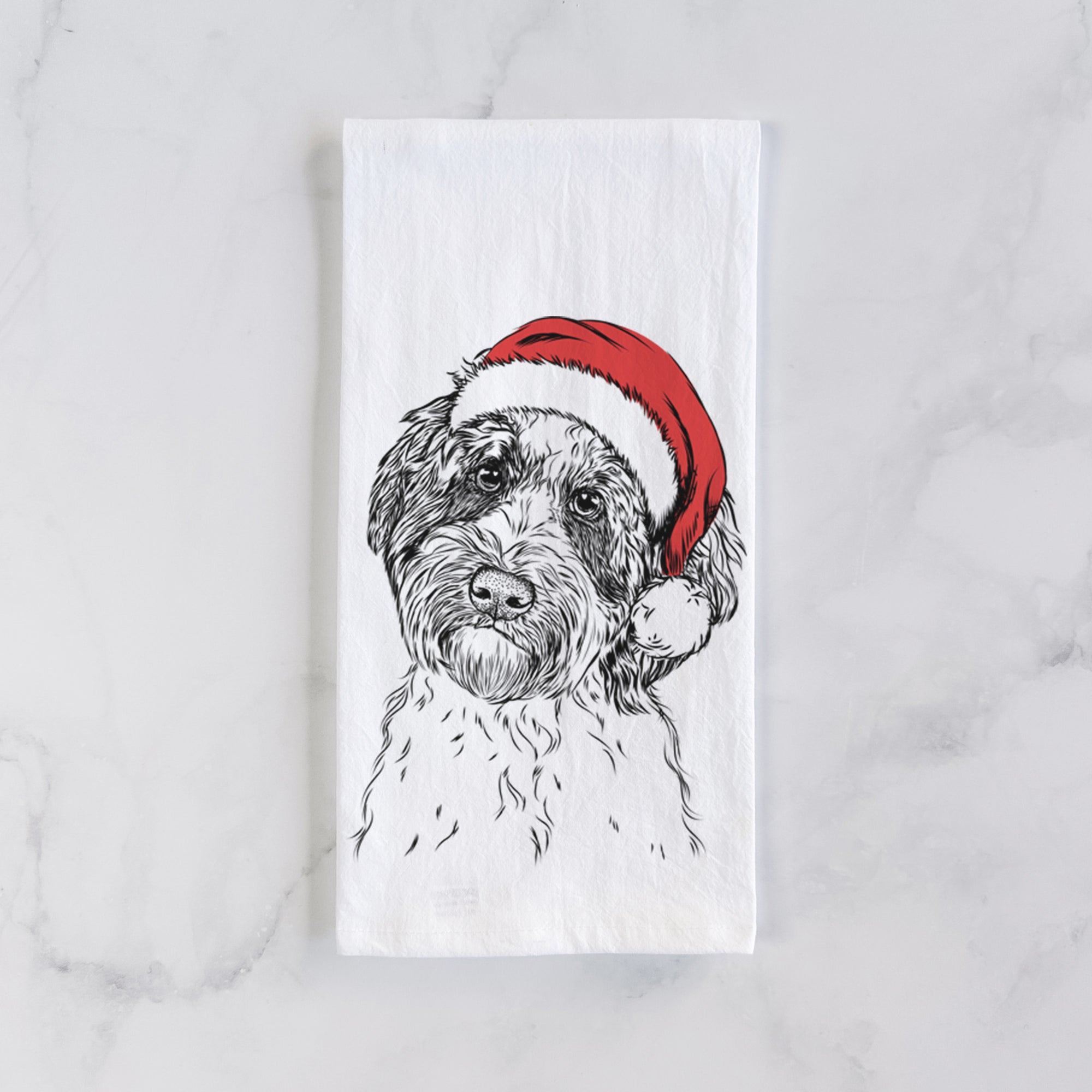 Rooney the Aussiedoodle Tea Towel