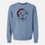 Santa Roscoe the Pitbull - Unisex Pigment Dyed Crew Sweatshirt