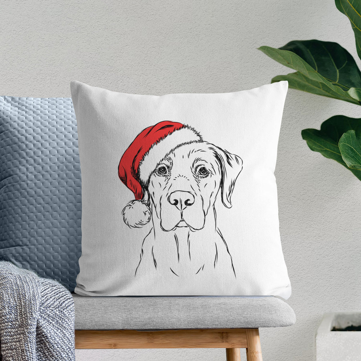 Rowdy the Labrador Retriever - Throw Pillow Cover