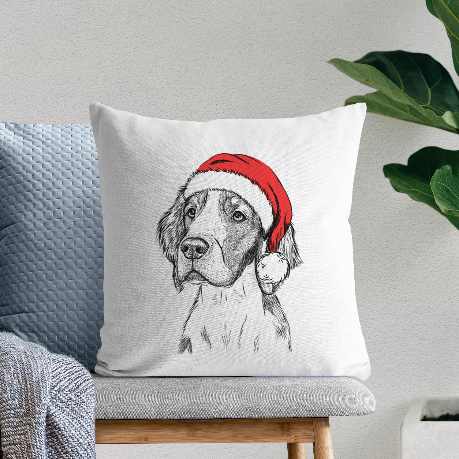 Roxy the Welsh Springer Spaniel - Throw Pillow Cover
