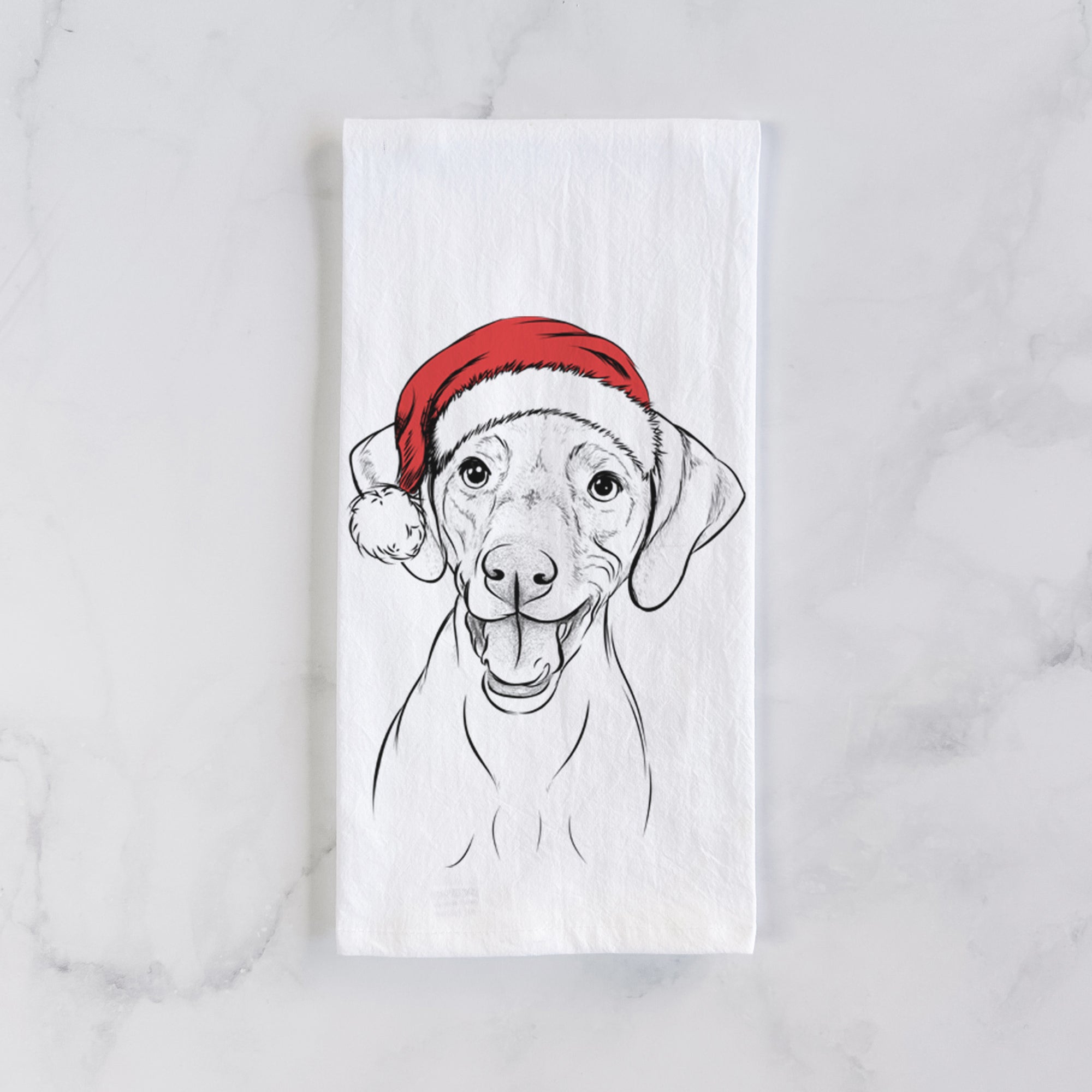 Ruby the Vizsla Tea Towel