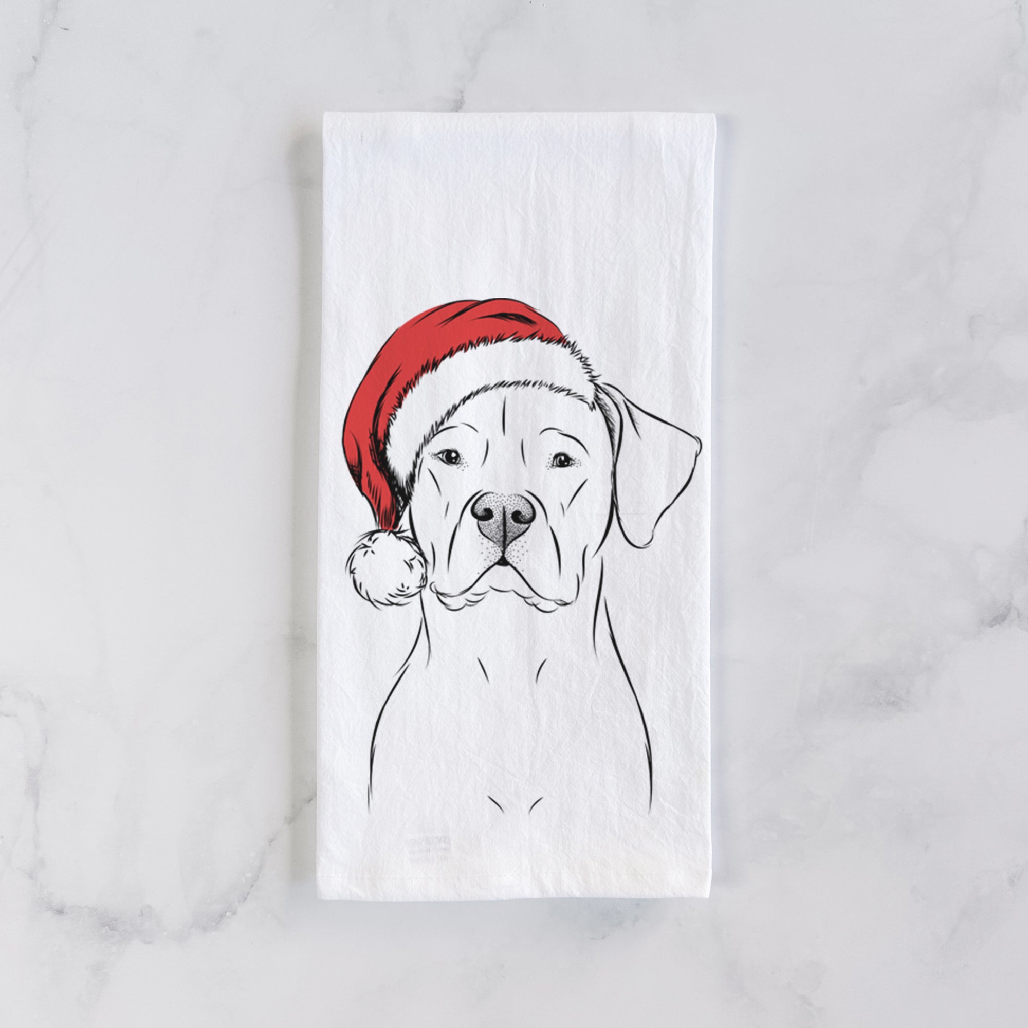 Rufio the Dogo Argentino Tea Towel