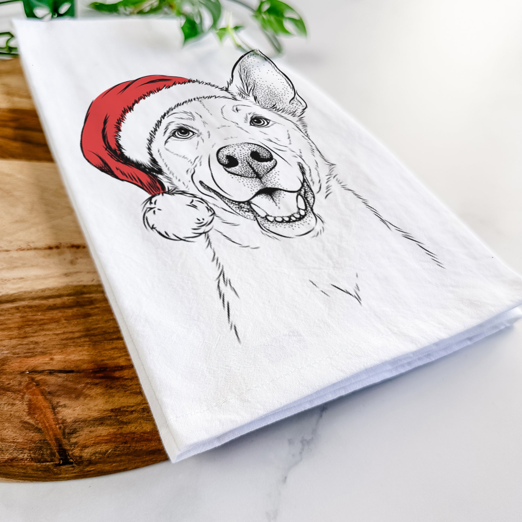 Rumley the Kelpie Mix Tea Towel