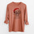 Santa Rusty the Toy Poodle - Men's Heavyweight 100% Cotton Long Sleeve