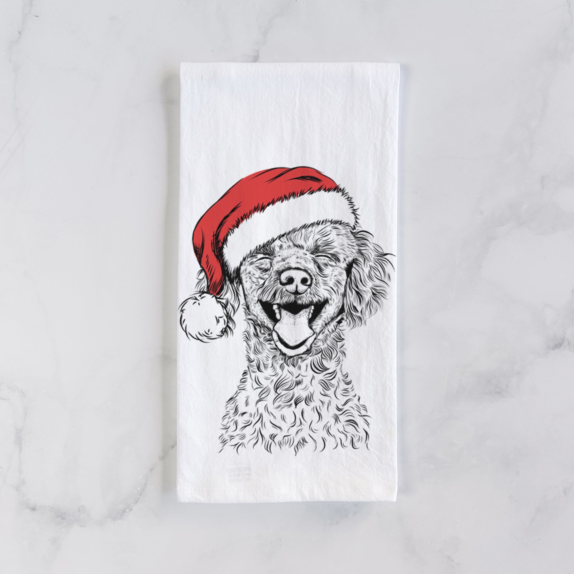 Rusty the Toy Poodle Tea Towel