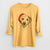 Santa Rusty the Labrador Retriever - Men's Heavyweight 100% Cotton Long Sleeve