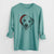 Santa Rusty the Labrador Retriever - Men's Heavyweight 100% Cotton Long Sleeve