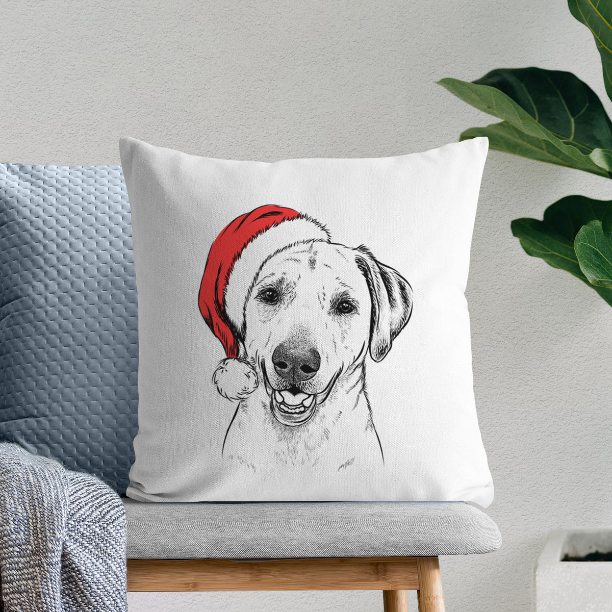 Rusty the Labrador Retriever - Throw Pillow Cover