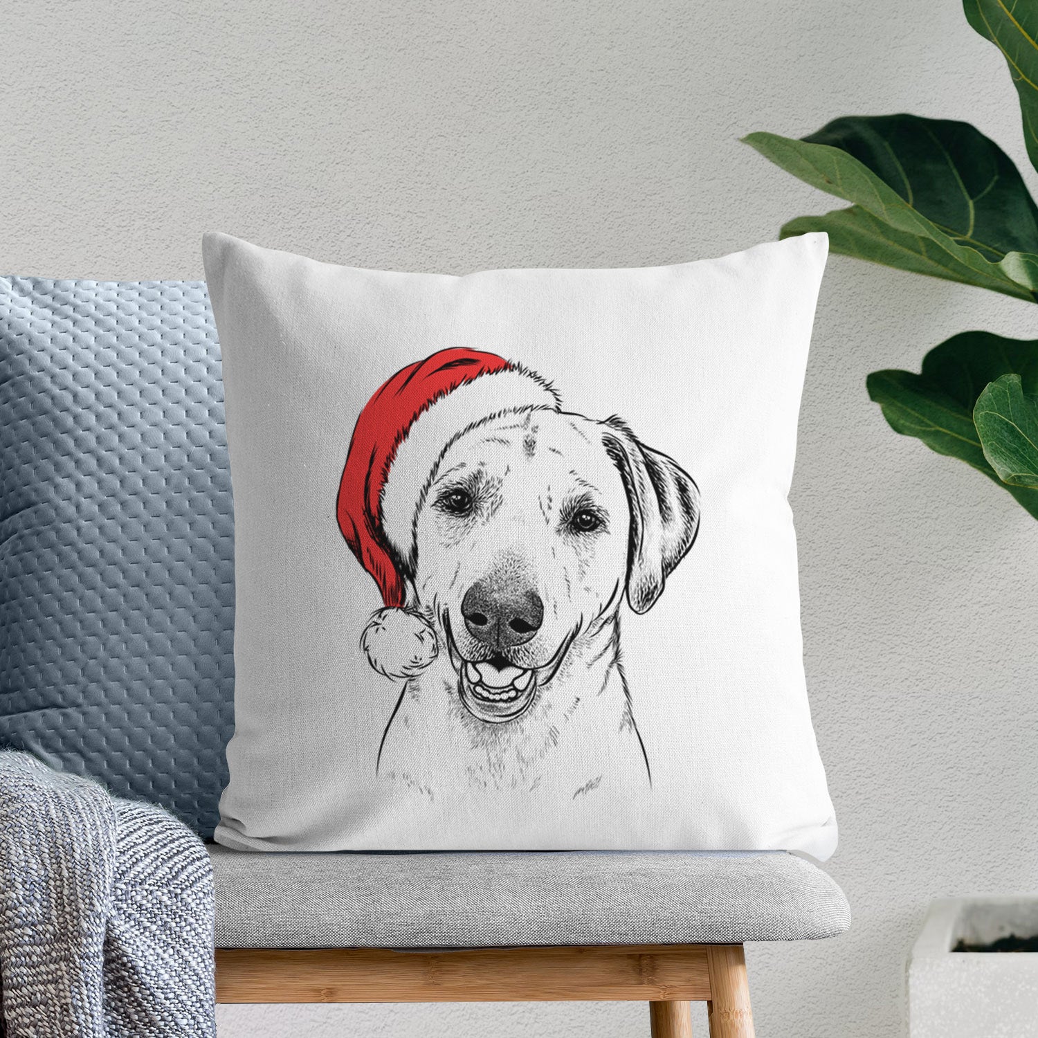 Rusty the Labrador Retriever - Throw Pillow Cover