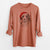 Santa Rutger the Nederlandse Kooikerhondje - Men's Heavyweight 100% Cotton Long Sleeve