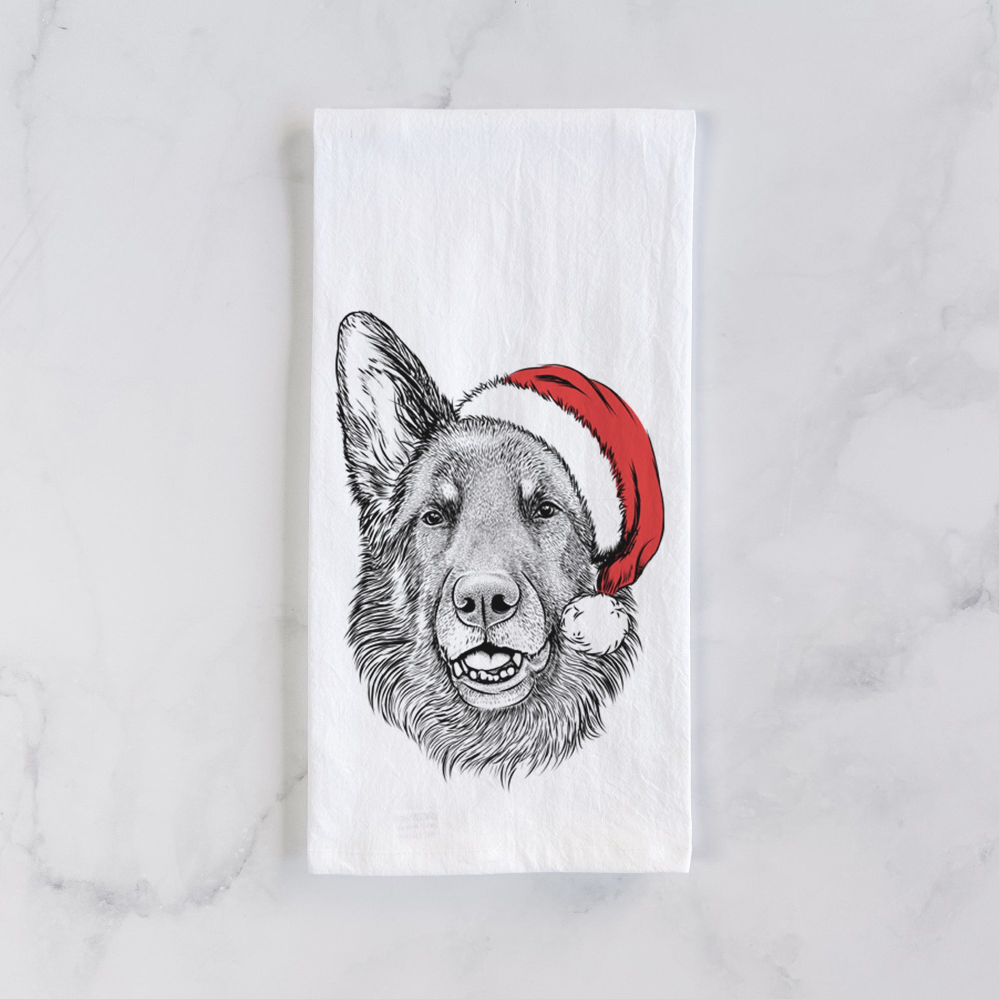 Sammie the German Shepherd Tea Towel