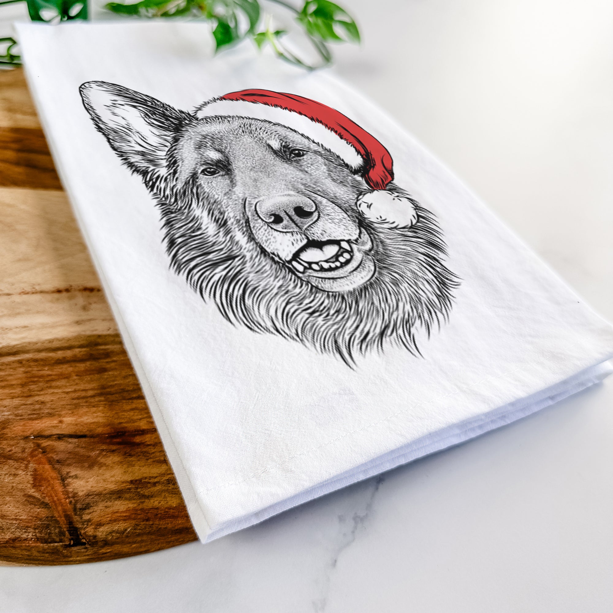 Sammie the German Shepherd Tea Towel