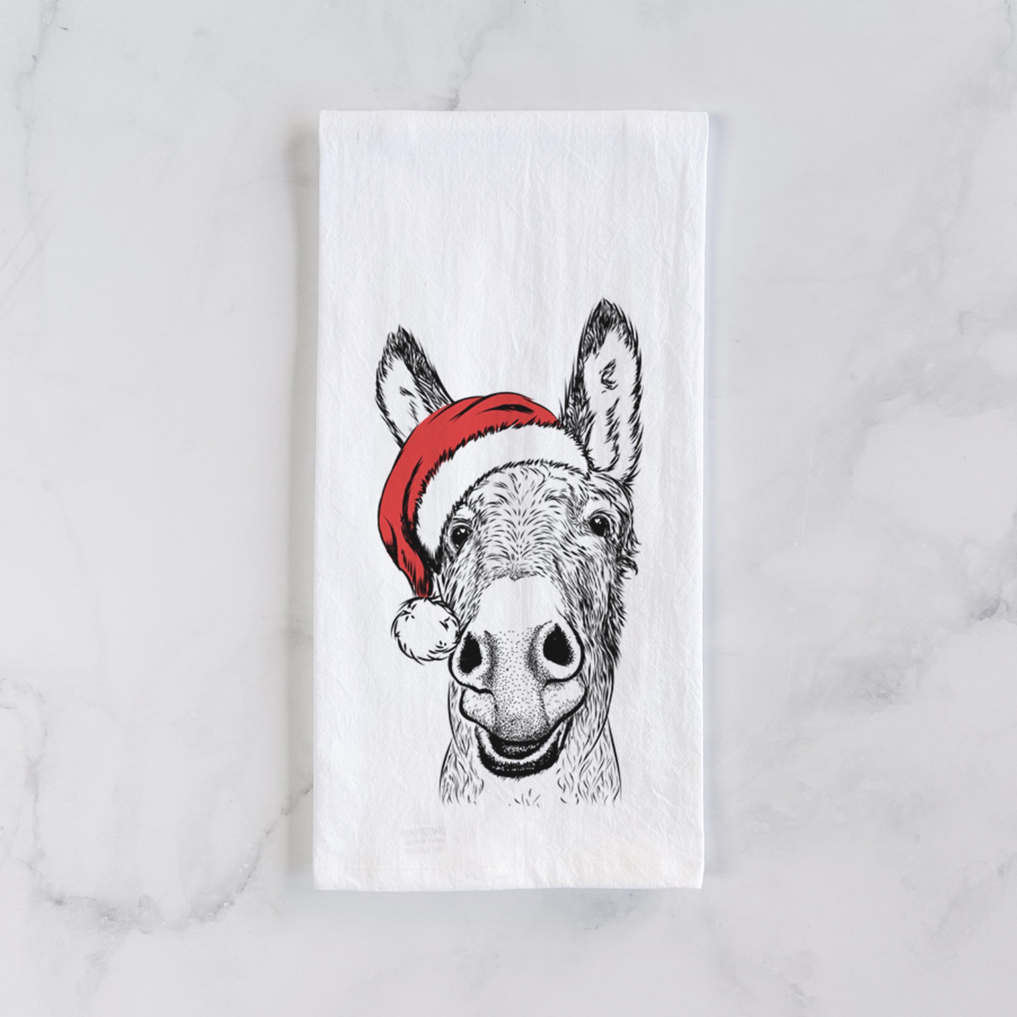 Samule the Donkey Tea Towel