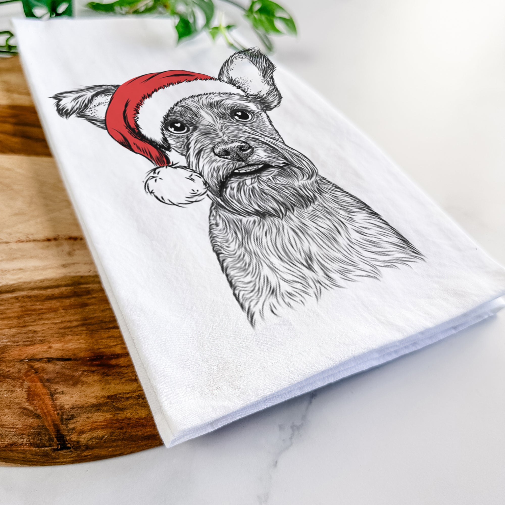 Sawyer the Snorkie Tea Towel