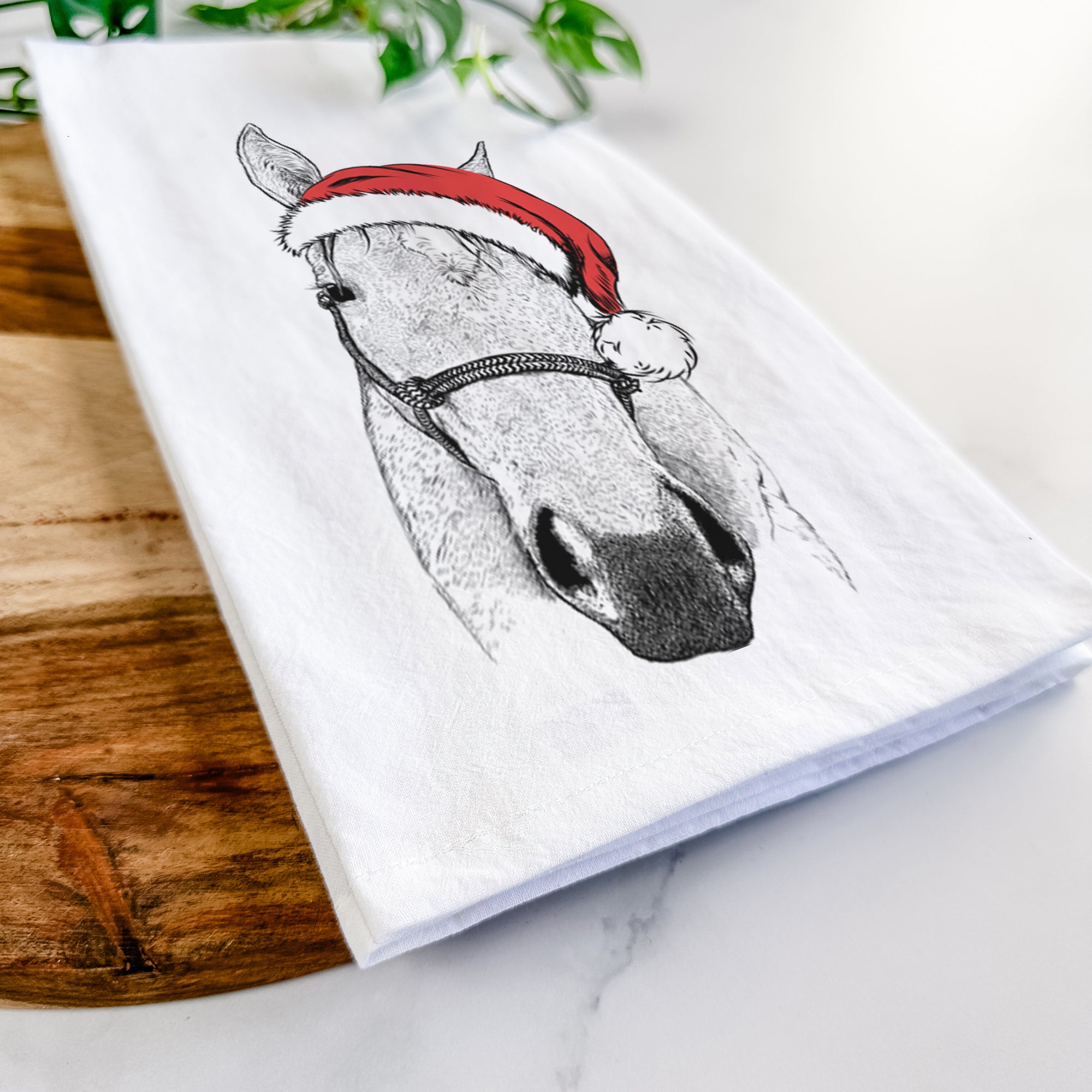 SeaBee the Quarter Horse Tea Towel