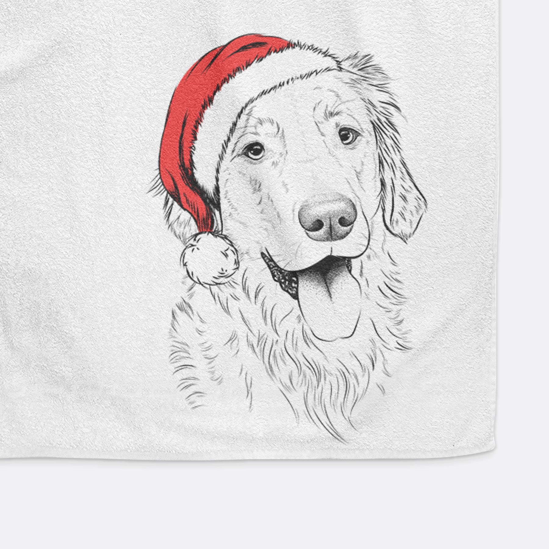 Semba the Golden Retriever Decorative Hand Towel