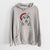 Santa Hat Sesi the Siberian Husky - Unisex Pigment Dyed Hoodie