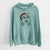 Santa Hat Sesi the Siberian Husky - Unisex Pigment Dyed Hoodie